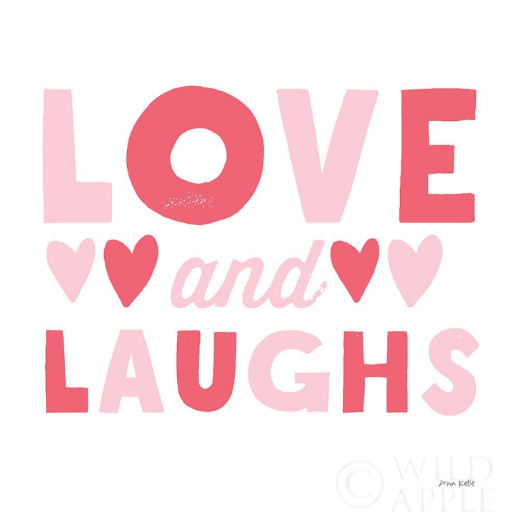 Picture of LOVE AND LAUGHS PINK