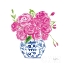 Picture of CHINOISERIE ROSES ON WHITE II