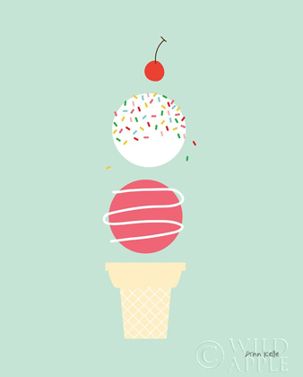 Picture of ICE CREAM AND CHERRY I