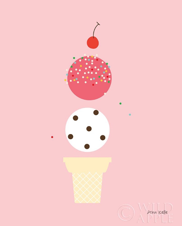 Picture of ICE CREAM AND CHERRY II