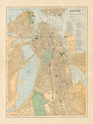 Picture of BOSTON MAP