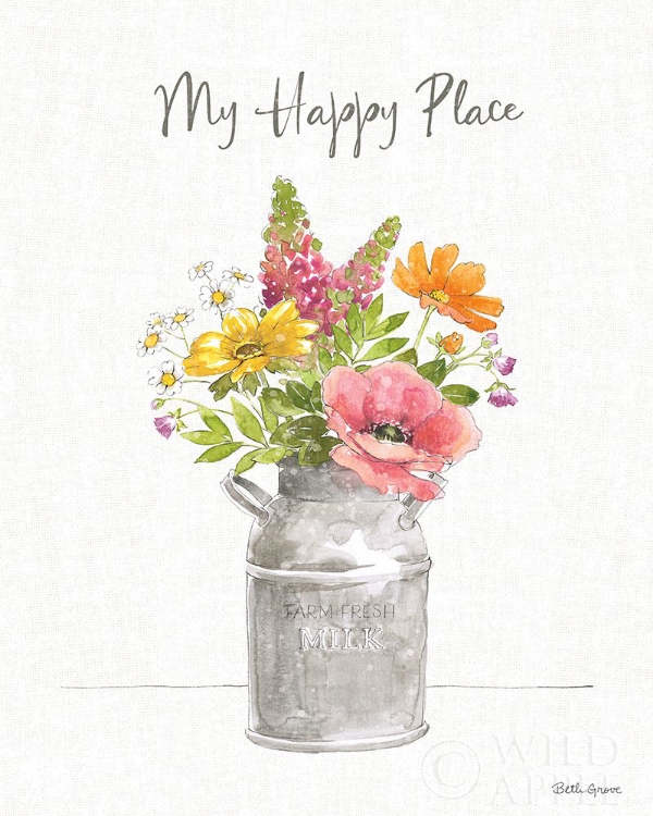 Picture of FARMHOUSE FLORAL VIII