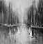 Picture of GRAYSCALE BOATS ON THE WATER
