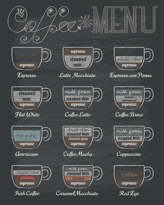 Picture of COFFEE MENU