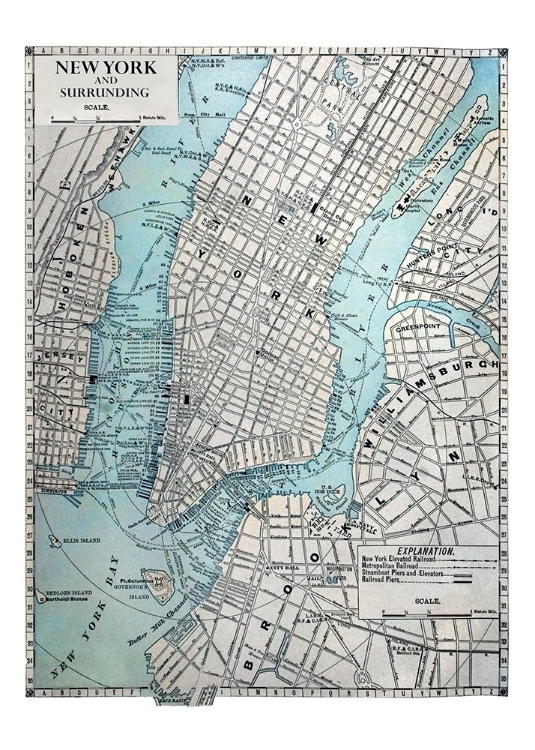 Picture of NEW YORK MAP