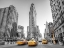 Picture of YELLOW TAXIS- FLATIRON BUILDING-MANHATTAN-NEW YORK