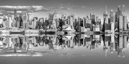 Picture of PANORAMIC VIEW OF LOWER MANHATTAN SKYLINE-NEW YORK