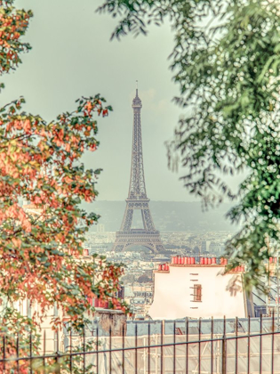 Picture of VIEW OF THE EIFFEL TOWER FROM MONMARTRE-PARIS
