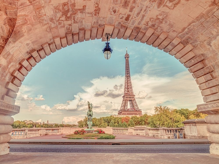 Picture of EIFFEL TOWER FROM BIR-HAKEIM BRIDGE-PARIS-FRANCE