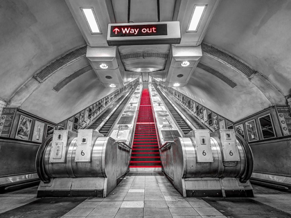 Picture of ESCALATORS-LONDON UNDERGROUND