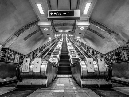 Picture of ESCALATORS-LONDON UNDERGROUND