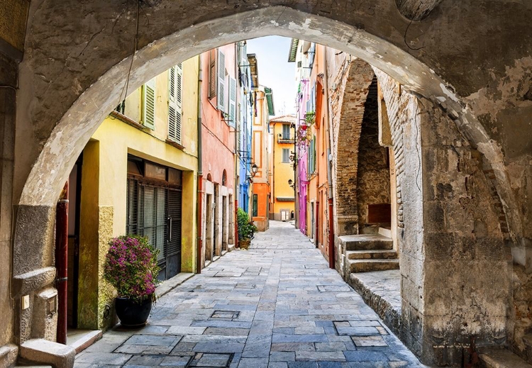 Picture of FRENCH RIVIERA STREET SCENE