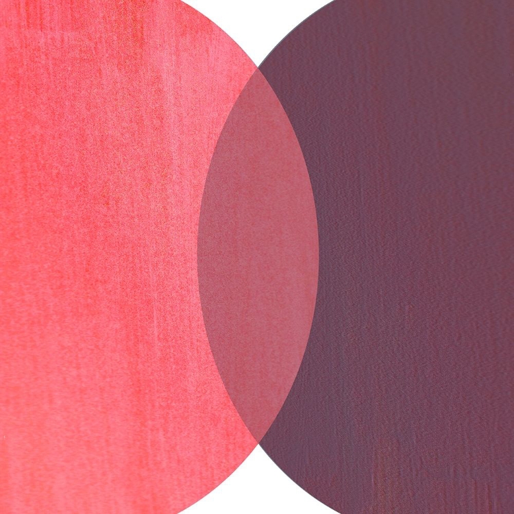 Picture of ABSTRACT CIRCLES RED