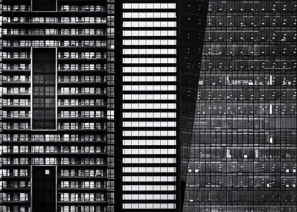 Picture of BLACK AND WHITE BUILDINGS