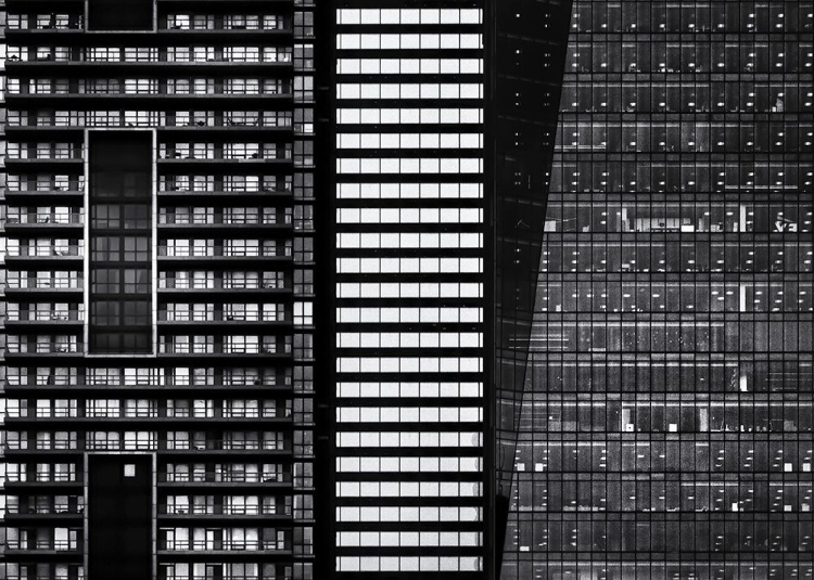 Picture of BLACK AND WHITE BUILDINGS
