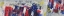Picture of RED, BLUE, YELLOW AND GREY ABSTRACT CROP I