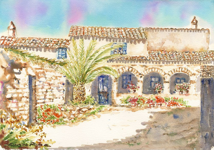 Picture of TRADITIONAL FARMHOUSE WITH ARCHES WITH PALM