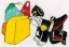 Picture of POLICEMAN SMELLING MULTICOLOURED LUGGAGES