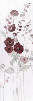 Picture of FIELDS OF BURGUNDY BLUSH I