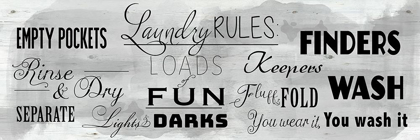 Picture of LAUNDRY RULES