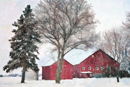 Picture of SNOWY BARN   
