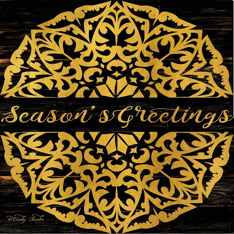 Picture of SEASONS GREETINGS MANDALA II  