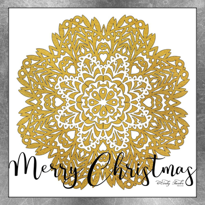 Picture of MERRY CHRISTMAS MANDALA  