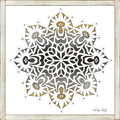 Picture of MANDALA ON WHITE  