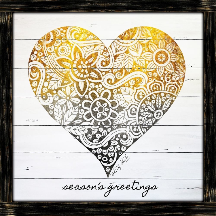 Picture of ZEN SEASONS GREETING HEART  