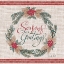 Picture of SEASONS GREETINGS WREATH  