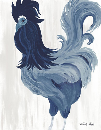 Picture of GREEN AND PURPLE ROOSTER II   