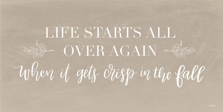 Picture of LIFE STARTS OVER AGAIN