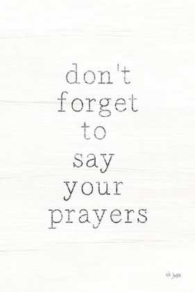 Picture of SAY YOUR PRAYERS   