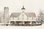 Picture of CHRISTMAS STAR BARN WITH LIGHTS