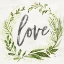 Picture of LOVE GREENERY WREATH 