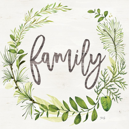 Picture of FAMILY GREENERY WREATH 