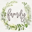 Picture of FAMILY GREENERY WREATH 