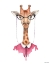 Picture of GIRAFFE IN GLASSES