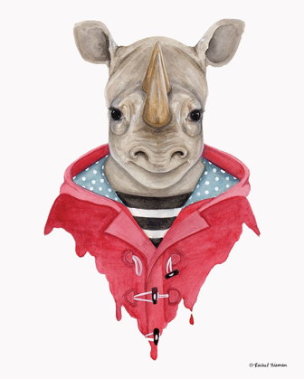 Picture of RHINO IN A RAINCOAT