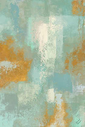 Picture of ESCAPE INTO TEAL ABSTRACTION I