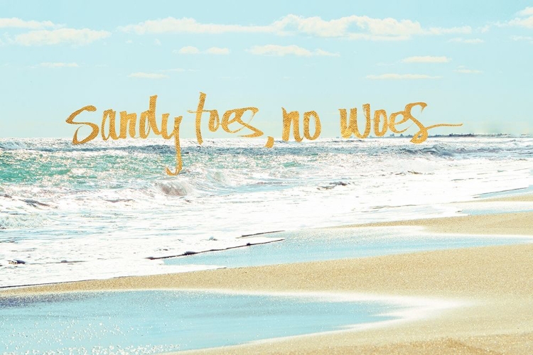 Picture of SANDY TOES, NO WOES