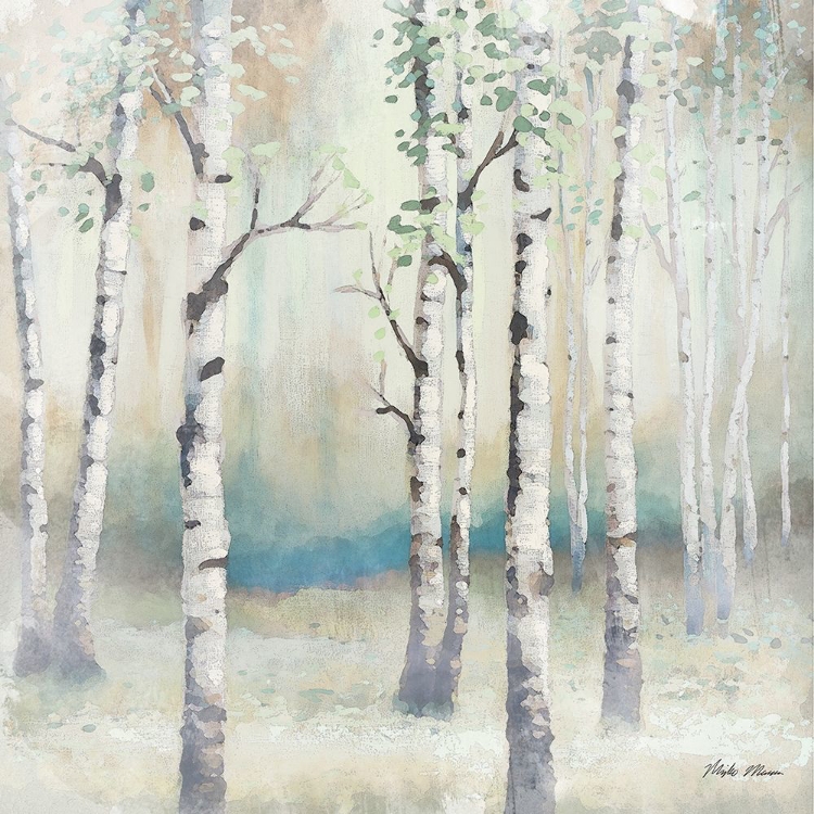 Picture of WATERCOLOR DECEMBER BIRCH II