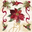 Picture of CHRISTMAS POINSETTIA RIBBON IV