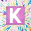 Picture of COLOR EXPLOSION MONOGRAM (K)