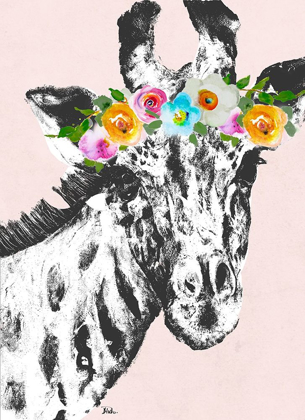 Picture of FLOWER CROWN GIRAFFE