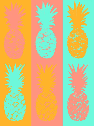 Picture of VIBRANT STRIPED PINEAPPLES