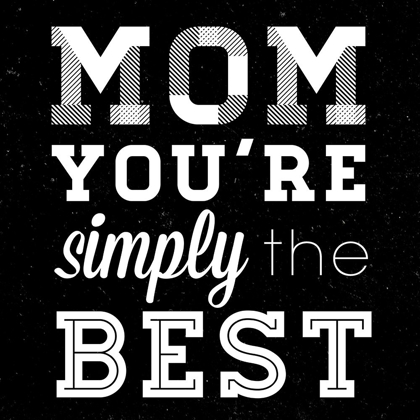 Picture of SIMPLY THE BEST MOM SQUARE