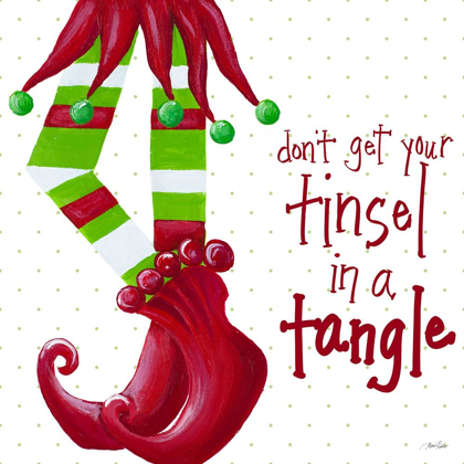 Picture of TINSEL IN A TANGLE ON DOTS