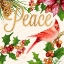 Picture of BRIGHT CHRISTMAS CARDINAL II