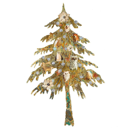 Picture of HOLIDAY TREE WITH BIRDS